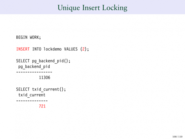 Unlocking the Postgres Lock Manager. Брюс Момжиан