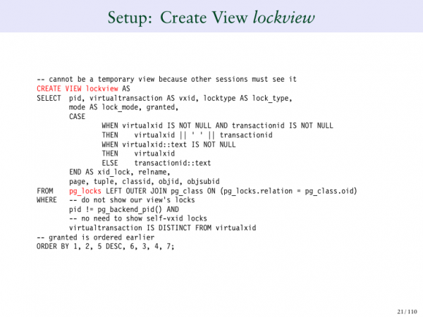 Unlocking the Postgres Lock Manager. Брюс Момжиан