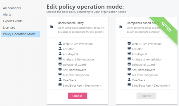 2. Check Point SandBlast Agent Management Platform. Интерфейс веб-консоли управления и установка агента