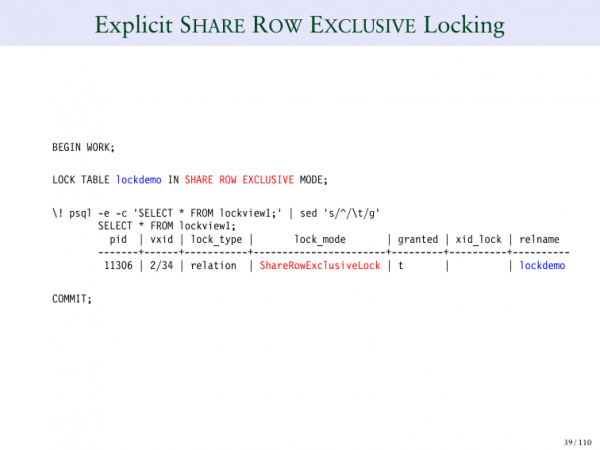 Unlocking the Postgres Lock Manager. Брюс Момжиан