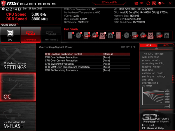 Новая статья: Обзор и тестирование материнской платы MSI MEG Z490 Godlike: трудно быть богом