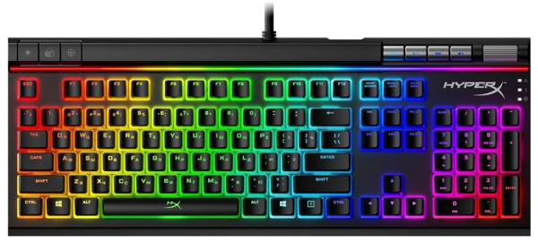 Клавиатура HyperX Alloy Elite 2 снабжена индивидуальной RGB-подсветкой кнопок