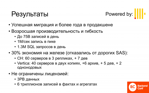 Теория и практика использования ClickHouse в реальных приложениях. Александр Зайцев (2018г)