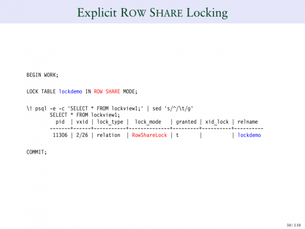 Unlocking the Postgres Lock Manager. Брюс Момжиан