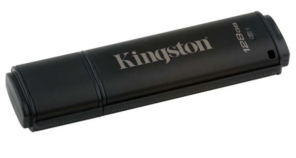 Kingston представила USB-накопители с шифрованием вместимостью 128 Гбайт