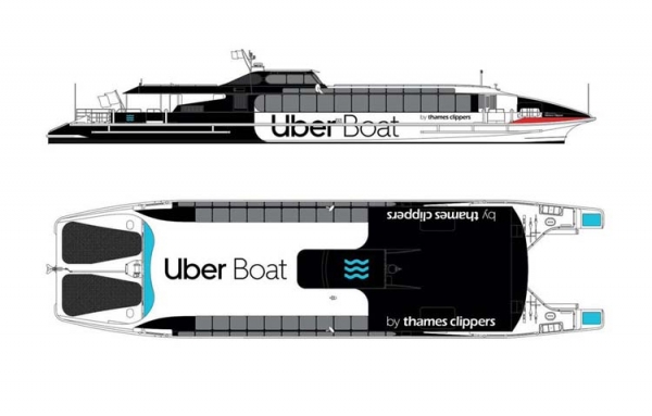 Uber займётся речными перевозками по Темзе в Лондоне