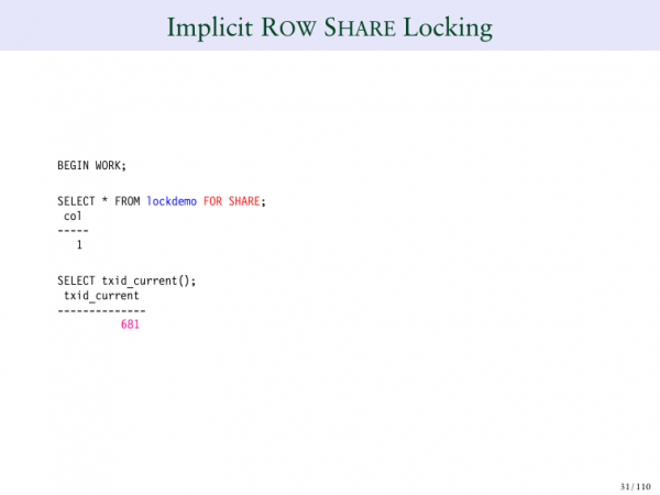 Unlocking the Postgres Lock Manager. Брюс Момжиан