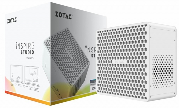 Компактный компьютер Zotac Inspire Studio SCF72060S снабжён видеокартой GeForce RTX 2060 Super