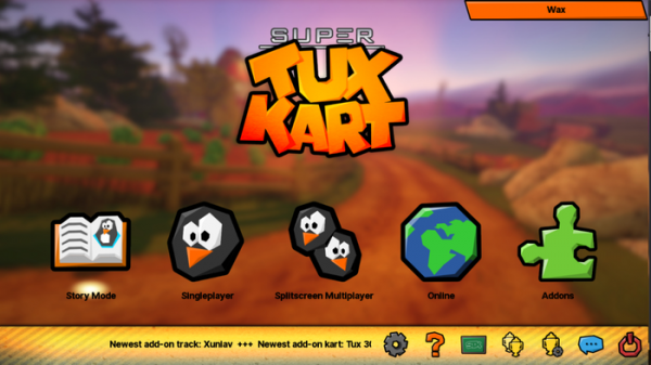 Выпуск свободной гоночной игры SuperTuxKart 1.2