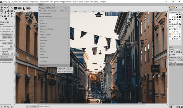 Выпуск Glimpse 0.2, форка графического редактора GIMP 