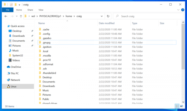 Microsoft добавил в WSL2 (Windows Subsystem for Linux) возможность монтирования дисков
