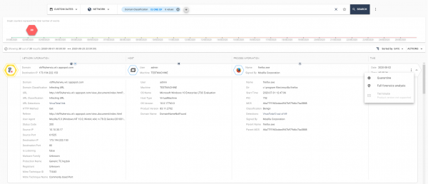 5. Check Point SandBlast Agent Management Platform. Logs, Reports & Forensics. Threat Hunting