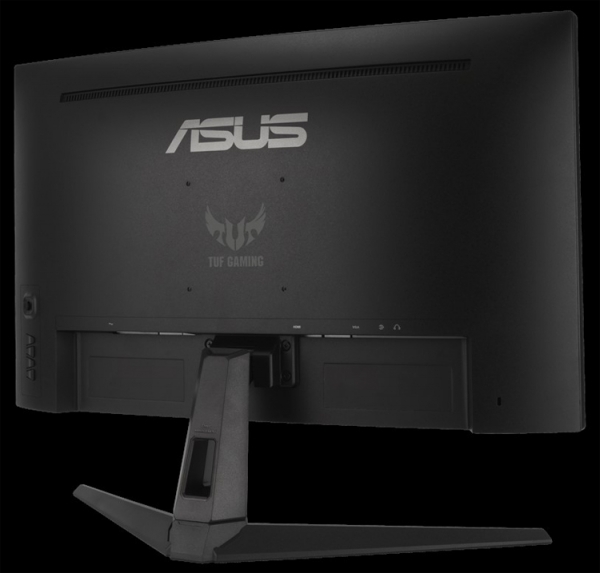 Монитор ASUS TUF Gaming VG27VH1BR вогнутой формы имеет время отклика в 1 мс