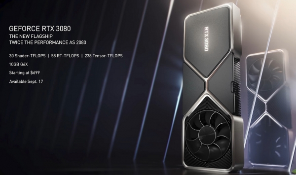 NVIDIA представила старшие игровые Ampere: GeForce RTX 3090, RTX 3080 и RTX 3070