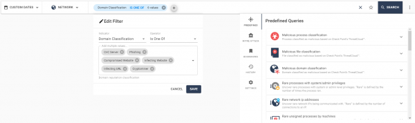 5. Check Point SandBlast Agent Management Platform. Logs, Reports & Forensics. Threat Hunting