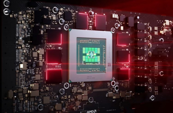 Прототип одной из видеокарт семейства AMD Big Navi мелькнул на фотографии