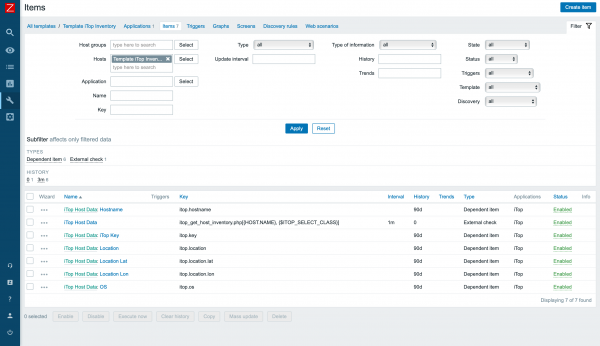 Добавляем CMDB и географическую карту к Zabbix