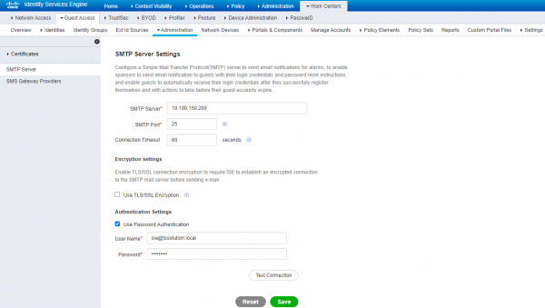 Cisco ISE: Настройка гостевого доступа на FortiAP. Часть 3