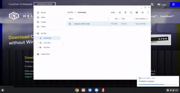 CrossOver, софт для запуска Windows-приложений на Chromebook, вышел из беты