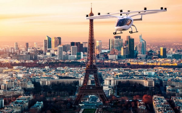 Олимпиаду-2024 в Париже будет обслуживать городское аэротакси на базе беспилотников VoloCity