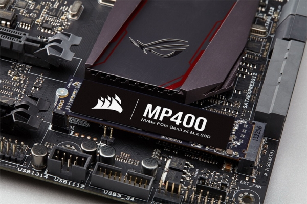 Corsair представила твердотельные накопители MP400 формата M.2 NVMe объёмом до 8 Тбайт