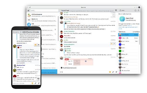 NeoChat 1.0, KDE клиент для сети Matrix 