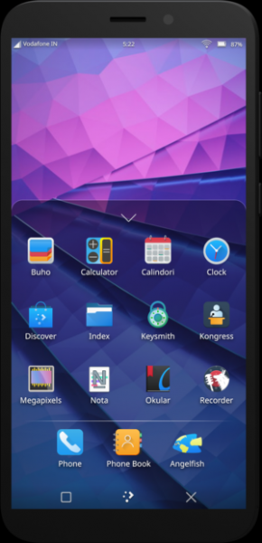 В PinePhone решено поставлять по умолчанию Manjaro c KDE Plasma Mobile