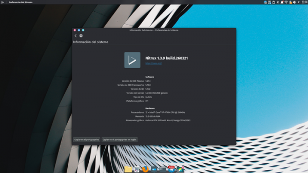 Релиз дистрибутива Nitrux 1.3.9 с рабочим столом NX Desktop 