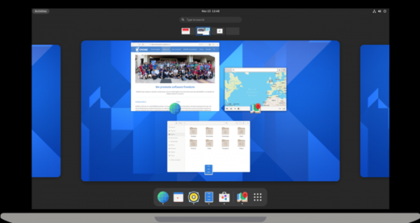 Выпуск пользовательского окружения GNOME 40