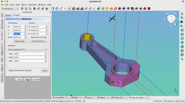 Выпуск свободной САПР FreeCAD 0.19 