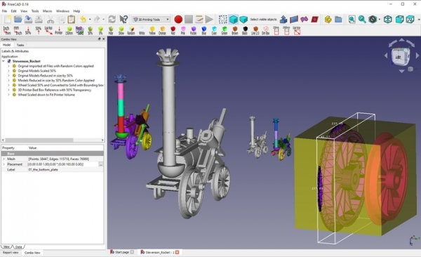 Выпуск свободной САПР FreeCAD 0.19 