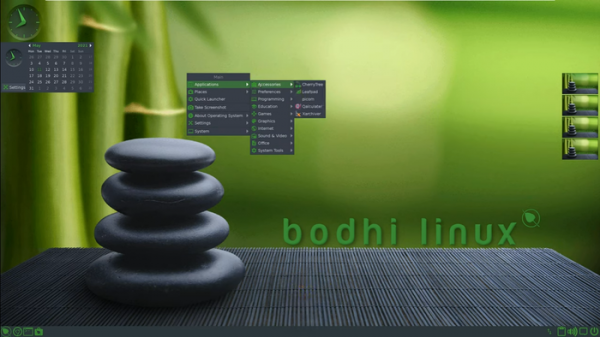 Выпуск дистрибутива Bodhi Linux 6.0, предлагающего десктоп-окружение Moksha 