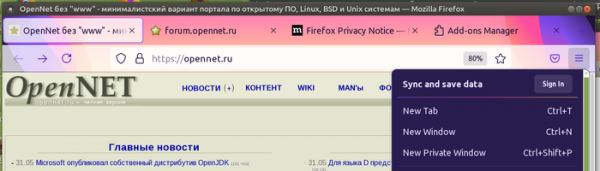 Релиз Firefox 89 с переработанным интерфейсом