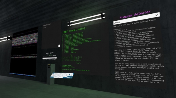 Эмулятор RISC-V в форме пиксельного шейдера, позволивший запустить Linux в VRChat