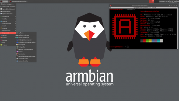 Выпуск дистрибутива Armbian 21.08