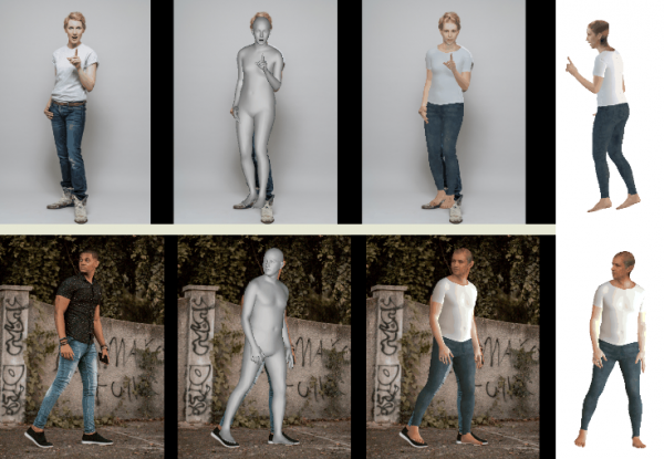 Опубликован проект PIXIE для построения 3D-моделей людей по фотографии