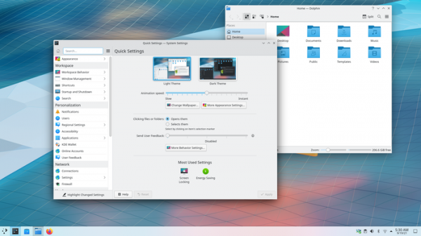 Релиз рабочего стола KDE Plasma 5.23