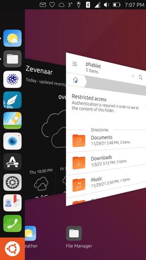 Двадцать первое обновление прошивки Ubuntu Touch 