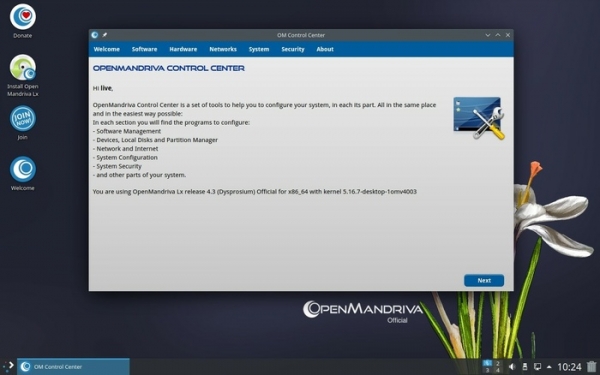 Релиз дистрибутива OpenMandriva Lx 4.3