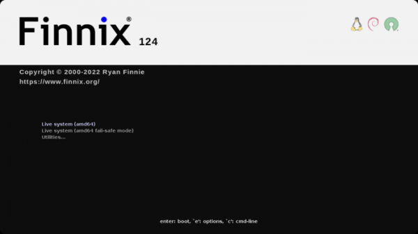 Выпуск Finnix 124, Live-дистрибутива для системных администраторов