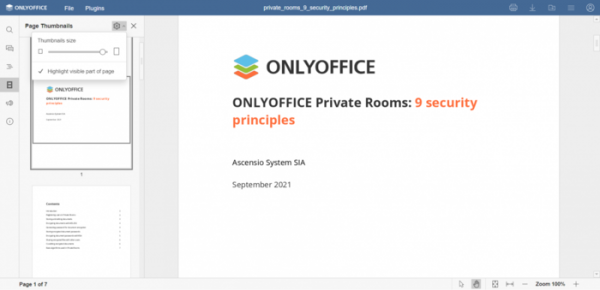 Релиз офисного пакета ONLYOFFICE Docs 7.1