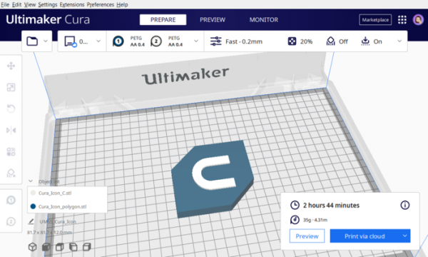 Выпуск Ultimaker Cura 5.0, пакета для подготовки модели к 3D-печати