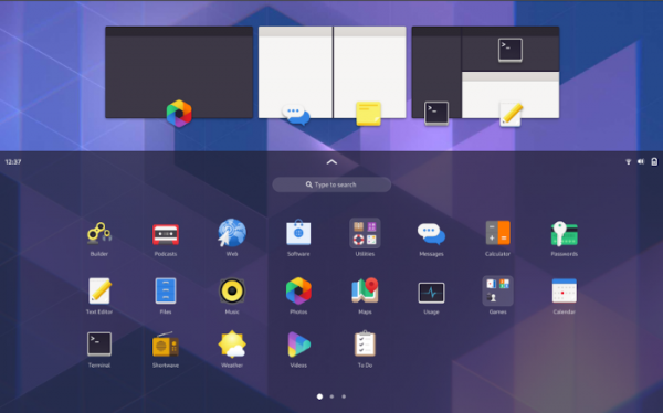 Прогресс в создании варианта GNOME Shell для мобильных устройств