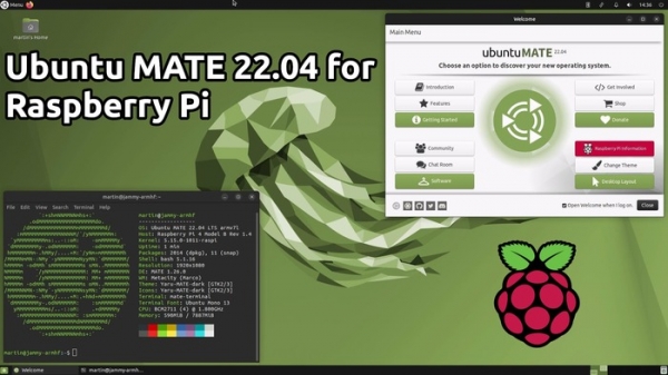 Дистрибутив Ubuntu MATE сформировал сборки для плат Raspberry Pi