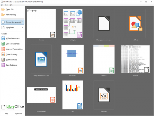 Выпуск офисного пакета LibreOffice 7.4
