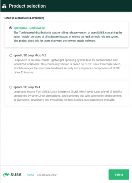 Дистрибутив openSUSE предложил протестировать новый инсталлятор