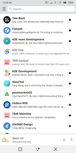 Доступна мобильная платформа KDE Plasma Mobile 22.11