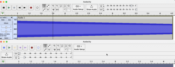 Выпуск звукового редактора Audacity 3.3