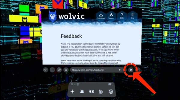 Опубликован Wolvic 1.4, web-браузер для устройств виртуальной реальности