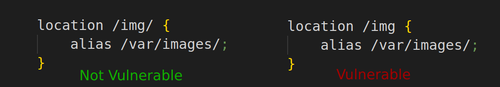 Уязвимость конфигураций Nginx с некорректными настройками блока alias